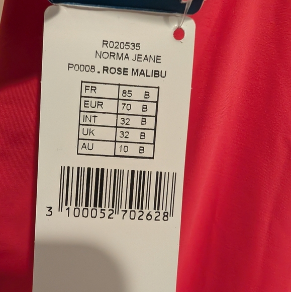 MAISON LEJABY Norma Jeane Knotted One-piece Swimsuit In Coral 32B - Picture 7 of 8